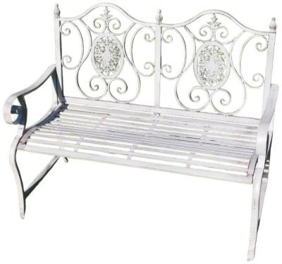 Antique Grey Bench