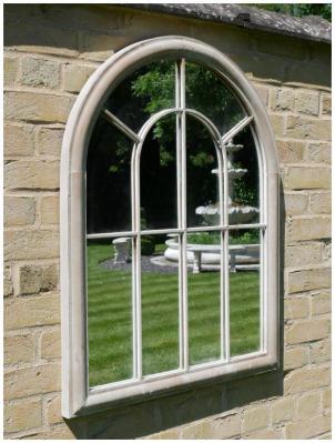 Product photograph of Garden Metal Arch Mirror - 7391 from Choice Furniture Superstore
