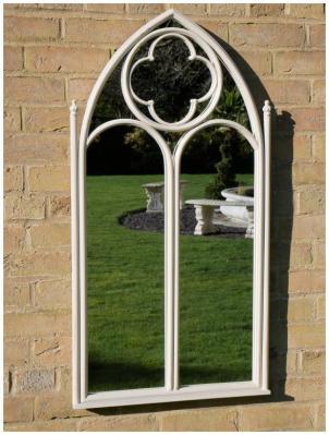 Product photograph of Gothic Garden Off White Mirror from Choice Furniture Superstore