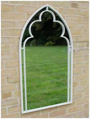 Product photograph of Metal Arch Garden Mirror from Choice Furniture Superstore