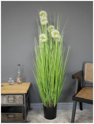 Product photograph of Artificial Dandelion Large Grass Set Of 2 from Choice Furniture Superstore