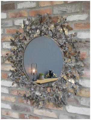 Product photograph of Butterfly Mirror - Set Of 2 from Choice Furniture Superstore