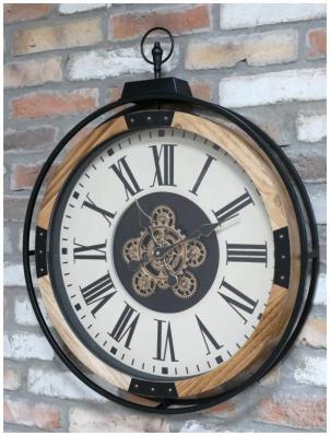 Product photograph of Clock With Cogs from Choice Furniture Superstore