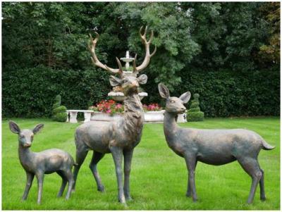 Product photograph of Deer Garden Ornament from Choice Furniture Superstore