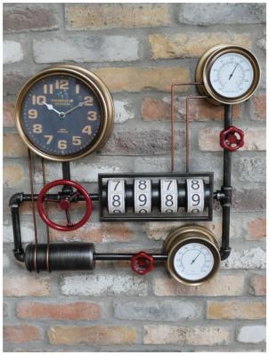Product photograph of Industrial Clock from Choice Furniture Superstore
