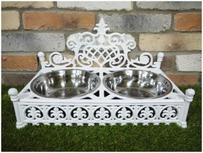 Product photograph of Iron Dog Dish - Set Of 2 from Choice Furniture Superstore
