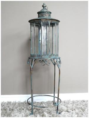 Product photograph of Large Lantern On Stand from Choice Furniture Superstore