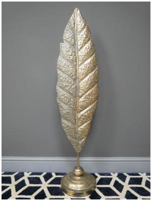 Image of Metal Leaf Decoration (Pack of 2)