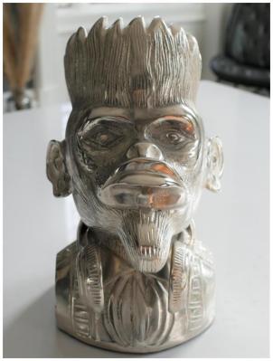 Product photograph of Monkey Head Wine Holder Set Of 2 from Choice Furniture Superstore