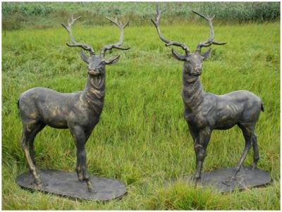 Pair of Standing Stags