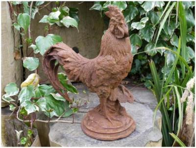 Product photograph of Rusty Small Cockerel from Choice Furniture Superstore