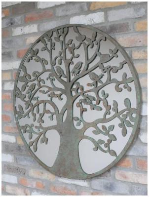 Tree Metal Mirror - 8231