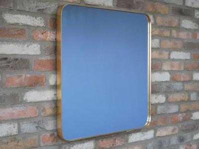 Product photograph of Gold Square Mirror from Choice Furniture Superstore