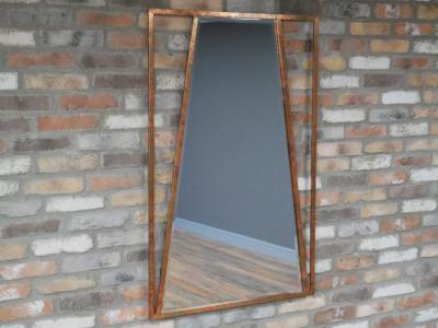 Product photograph of Copper Rectangular Mirror from Choice Furniture Superstore