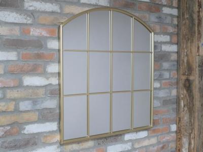 Arch Gold Metal Mirror