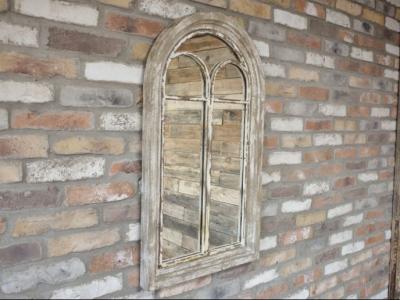 Product photograph of Rustic Arch Mirror - 4251 from Choice Furniture Superstore