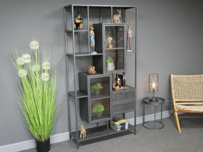 Dutch Metal Large Display Cabinet