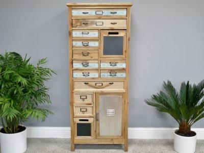 Product photograph of Dutch Multi Drawer Tall Cabinet from Choice Furniture Superstore