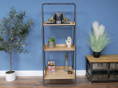 Product photograph of Dutch Wooden 3 Shelves Unit - 7469 from Choice Furniture Superstore