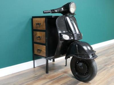 Product photograph of Dutch 3 Drawer Scooter Cabinet from Choice Furniture Superstore