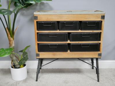 Product photograph of Dutch Fir Wood Retro Cabinet from Choice Furniture Superstore
