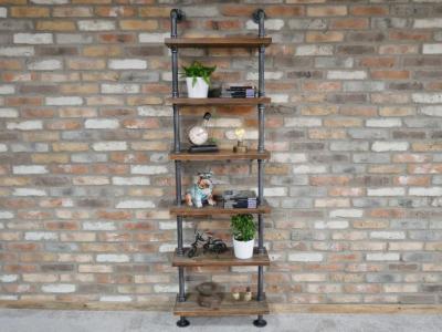 Image of Dutch Pipe Wooden 6 Wall Shelves