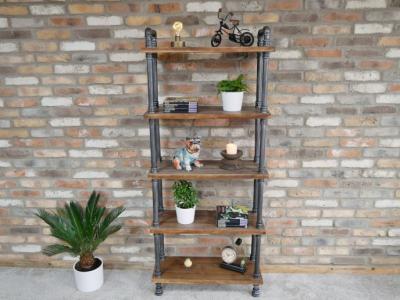 Product photograph of Dutch Pipe Wooden 5 Shelves from Choice Furniture Superstore