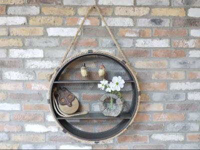 Product photograph of Dutch Round Hanging Shelf from Choice Furniture Superstore