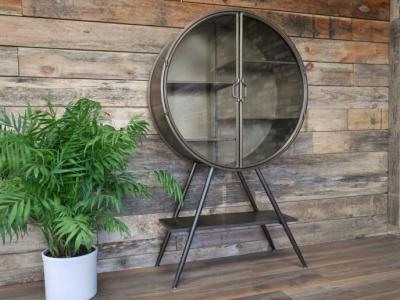 Dutch Round 2 Door Display Cabinet