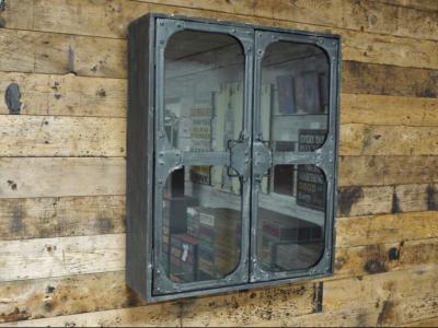 Product photograph of Dutch 2 Glass Door Wall Cabinet Set Of 2 from Choice Furniture Superstore