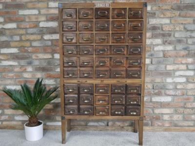 Product photograph of Dutch Wooden Multi Drawer Tall Cabinet - 6069 from Choice Furniture Superstore