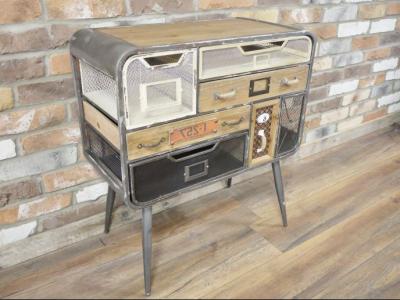 Product photograph of Dutch Retro Industrial Hall Cabinet from Choice Furniture Superstore