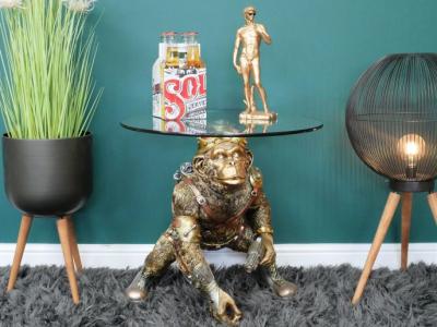 Product photograph of Monkey Round Side Table from Choice Furniture Superstore