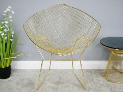Product photograph of Gold Chair from Choice Furniture Superstore