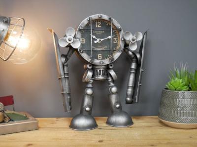 Product photograph of Robot Plane Clock from Choice Furniture Superstore