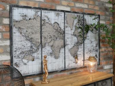 Product photograph of Map Mirror - 8523 from Choice Furniture Superstore