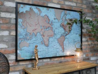 Product photograph of Map Mirror from Choice Furniture Superstore