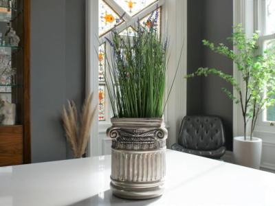 Product photograph of Column Ice Bucket Planter Set Of 2 from Choice Furniture Superstore