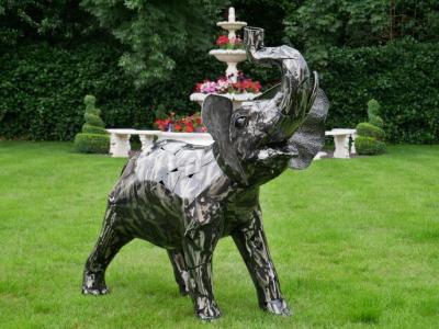 Product photograph of Metal Elephant from Choice Furniture Superstore