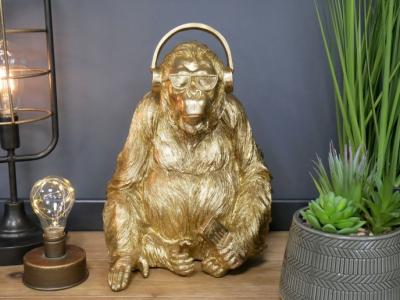 Product photograph of Gorilla With Headphones Set Of 2 from Choice Furniture Superstore