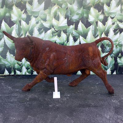 Rusty Bull Statue