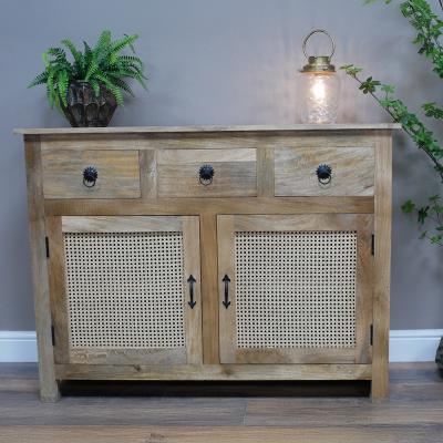Dutch Acacia Wood 2 Door 3 Drawer Medium Sideboard