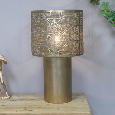 Brushed Gold Table Lamp Set Of 2
