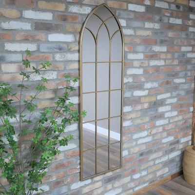 Arch Metal Frame Large Wall Mirror