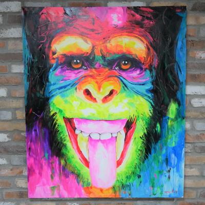 Monkey Hand Painting Canvas Wall Art Monkey Hand Painting Canvas Wall Art