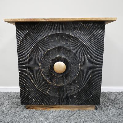 Dutch Black Mango Wood Bar Counter