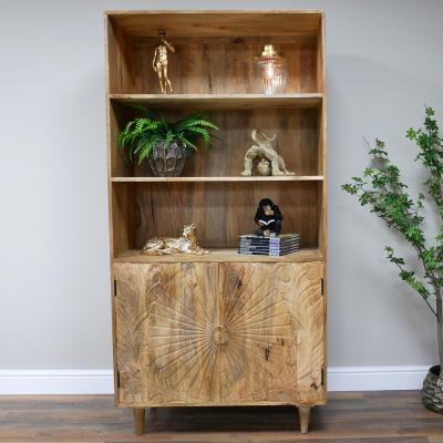 Dutch Mango Wood Display Cabinet