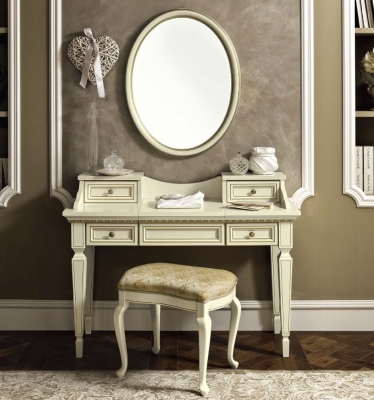 Camel Treviso White Ash Italian Dressing Table