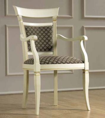 Product photograph of Camel Treviso White Ash Italian Armchair from Choice Furniture Superstore