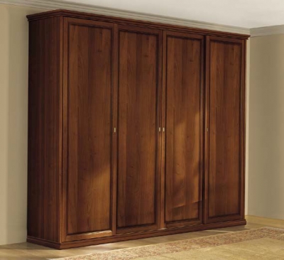 Product photograph of Camel Nostalgia Night Walnut Italian Wardrobe from Choice Furniture Superstore